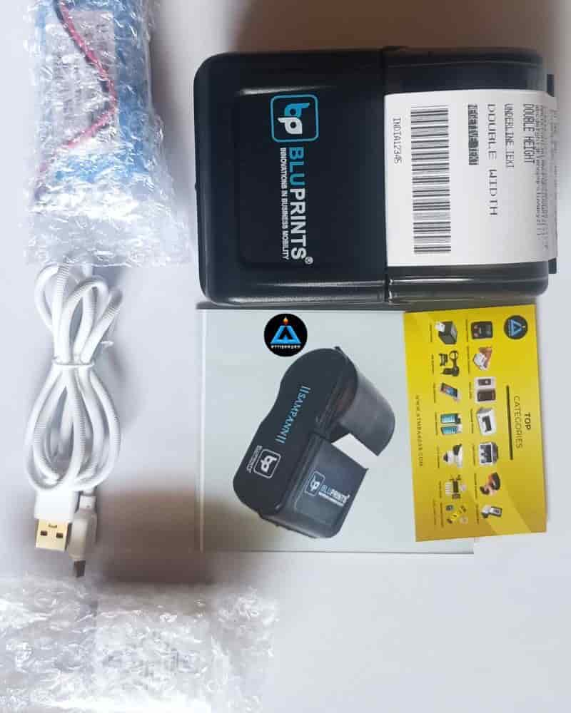 BluPrints Sampann Regular 2-Inch/58MM Thermal Printer (Bluetooth + USB)