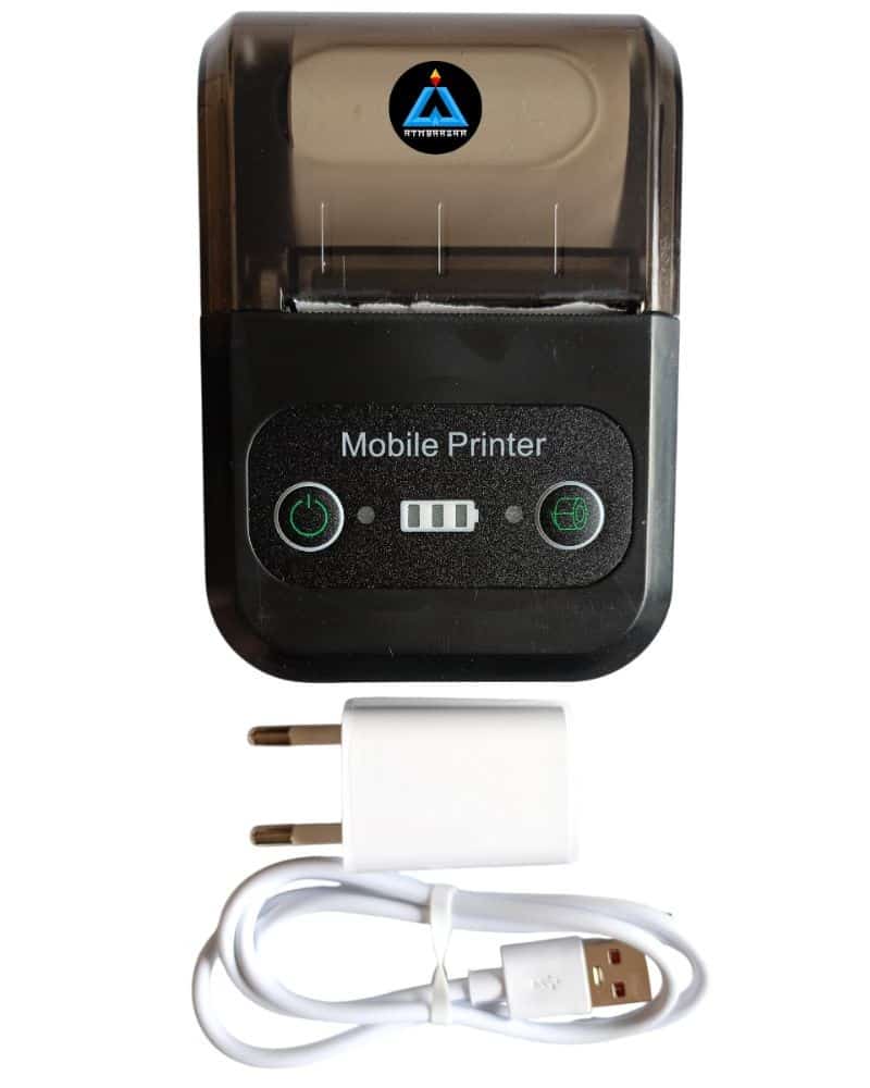 Mobile-printer-with-charger-and-cable