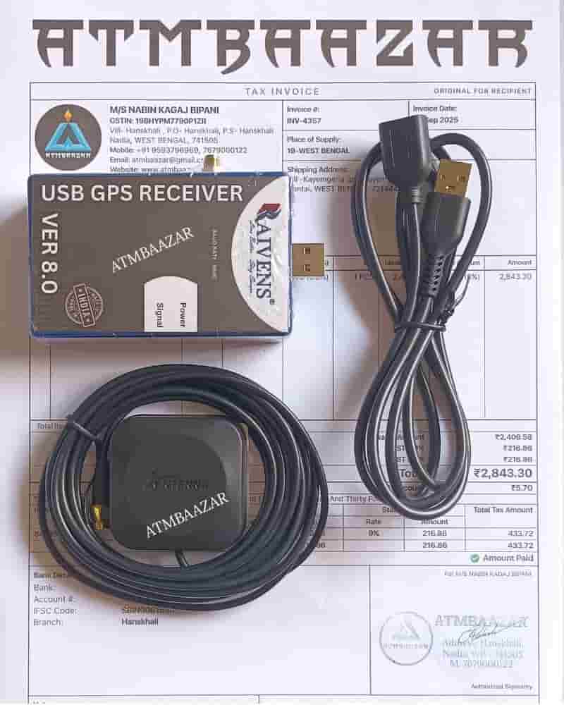Raivens-8.0-GPS-Receiver-with-Antenna-for-Bank-CSP-SBI-and-Aadhaar-centers