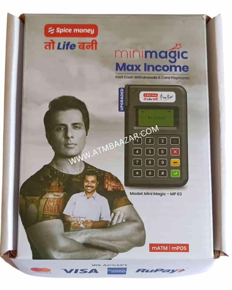 Sonu Sood Branded Spice Money Mini ATM device