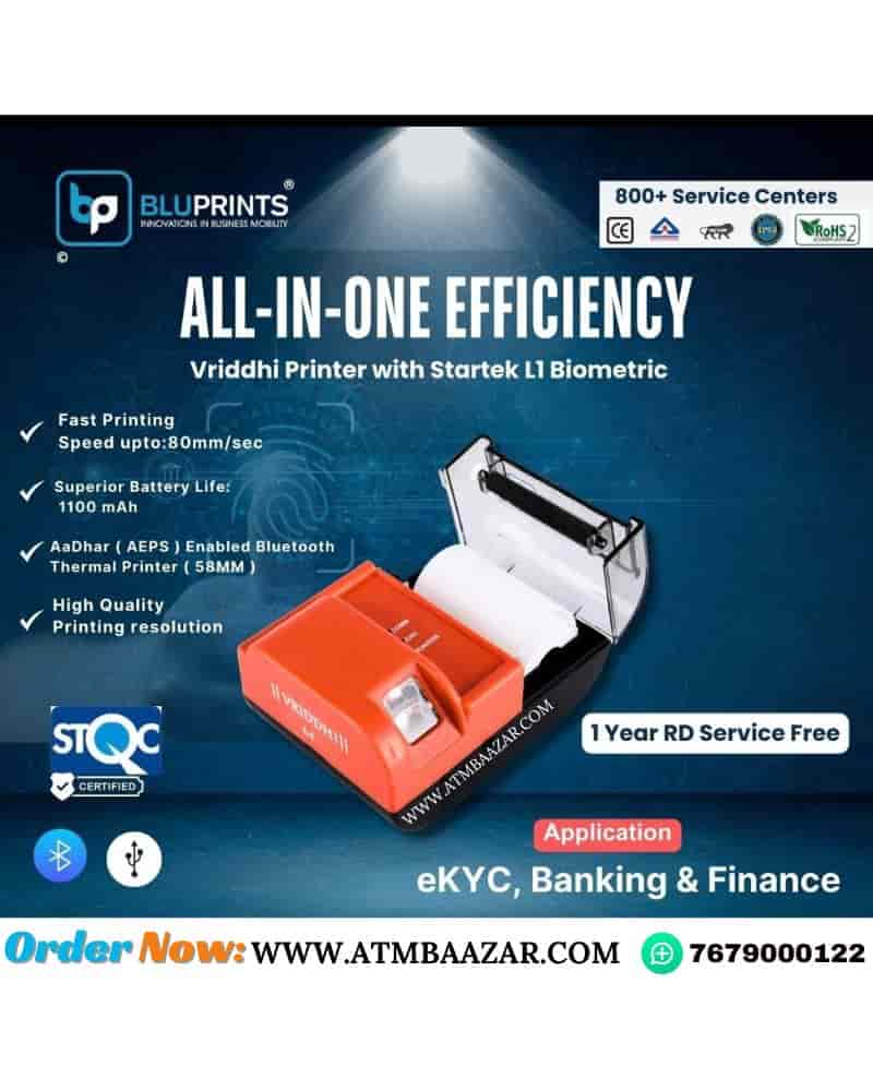 VRIDDHI-L1-Bluetooth-biometric-device