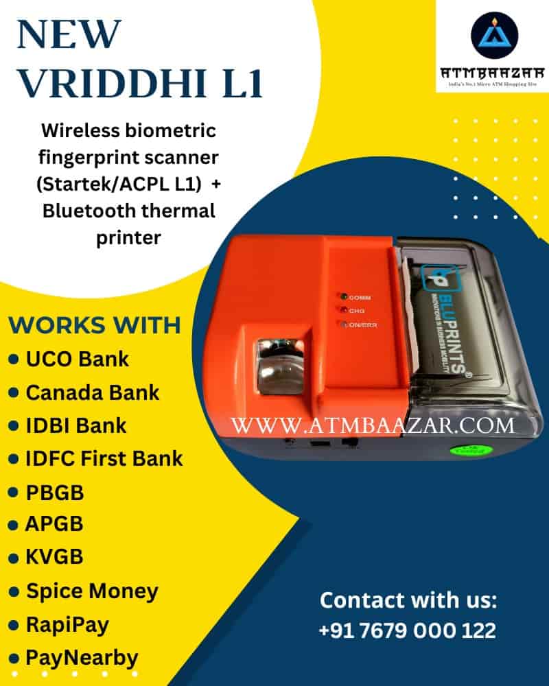 Vriddhi-L1-Bluetooth-Startek-fingerprint-device
