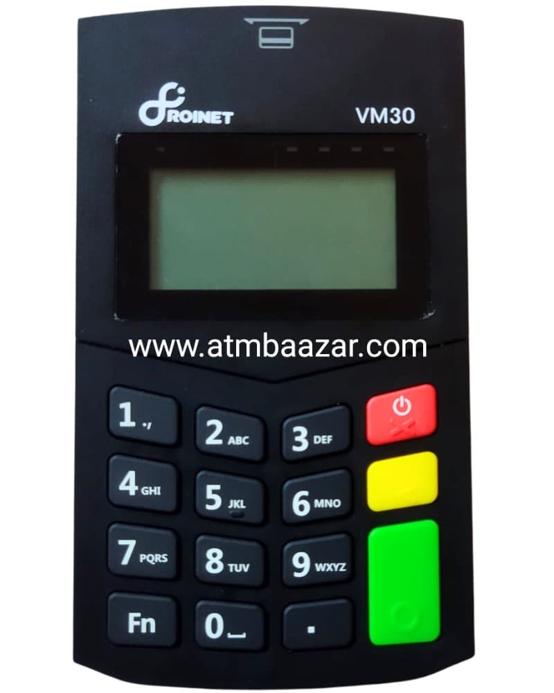 Roinet VM30 Mini Micro ATM Machine MPOS For Credit Debit Cards roinet-vm30-mini-micro-atm-machine-mpos-for-credit-debit-cards