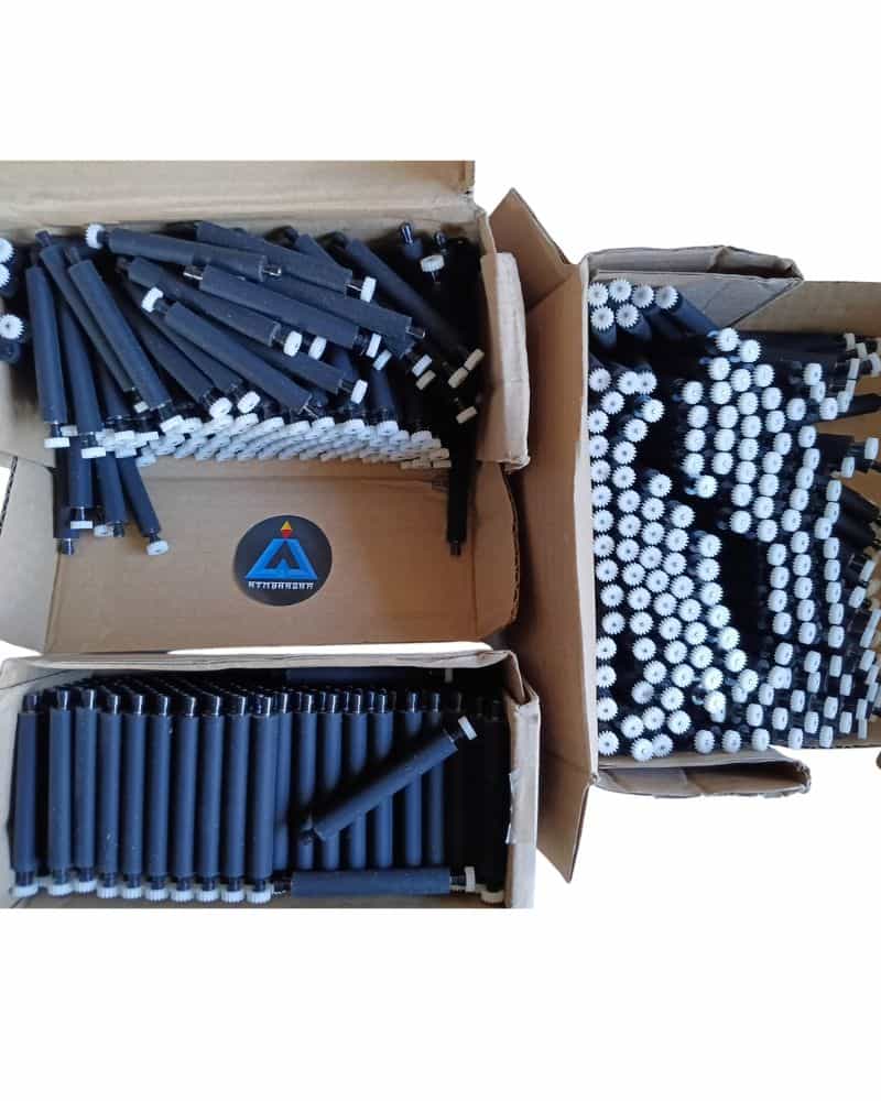 Midco 100-Pieces 2-Inch Printer’s Black Rubber Roller