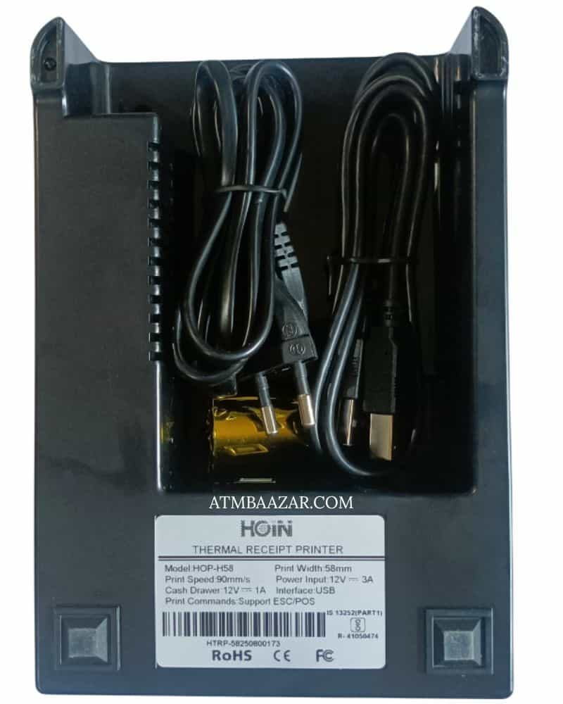 Back-side-of-the-HOIN-HOP-H58-USB-Thermal-printer
