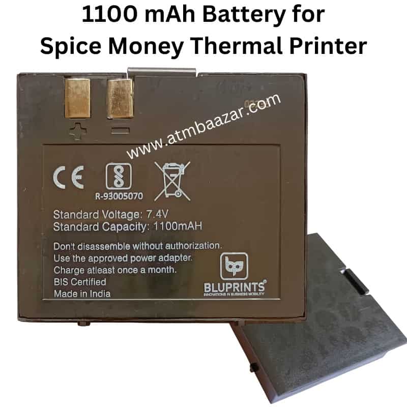 Battery for Spice Money thermal printer