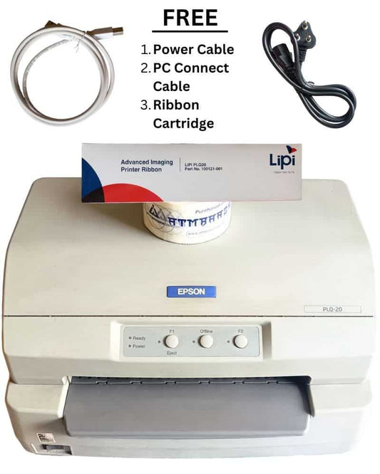 EPSON-PLQ-20-Passbook-Printer-with-free-power-cable-and-ribbon-cartridge