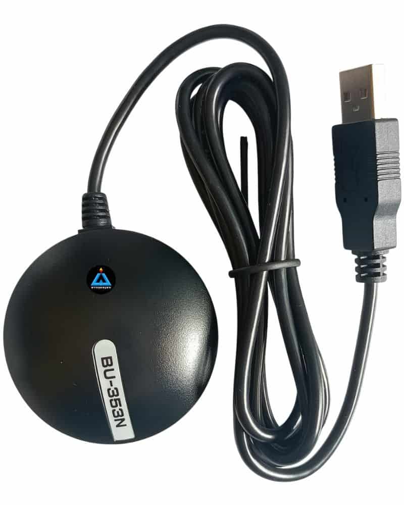 GlobalSat BU-353N5 USB GNSS-ontvanger, Zwart GlobalSat BU-353N5 USB GNSS-ontvanger, Zwart