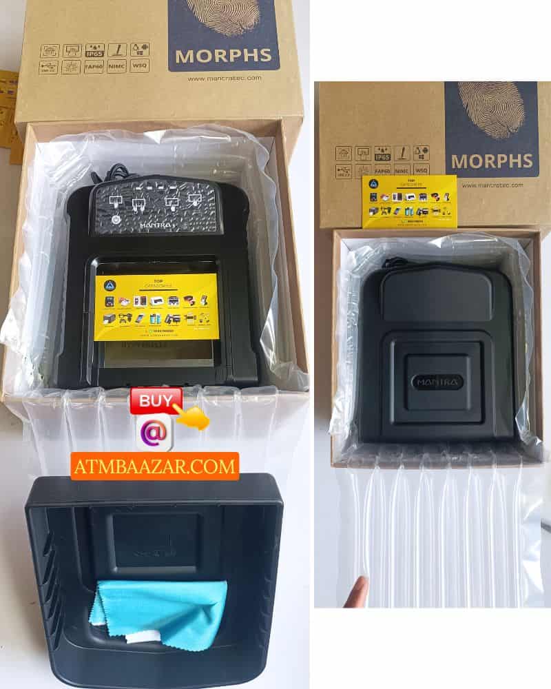 Mantra-MORPHS-10-Fingerprint-scanner-Aadhaar-kit-box-and-accessories