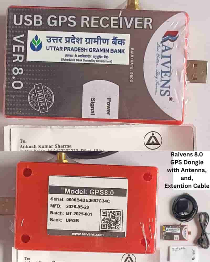 Raivens-8.0-GPS-Dongle-with-Antenna-Extention-Cable-and-User-manual-for-UPGB