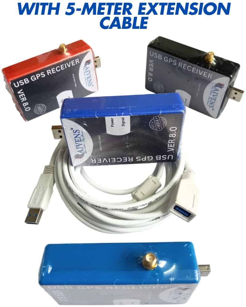 Raivens-8.0-GPS-with-5-Meter-extension-cable
