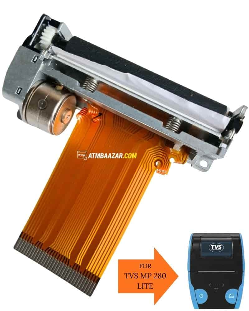 TVS-MP-280-Lite-Printer-head-mechanism-with-ink-roller