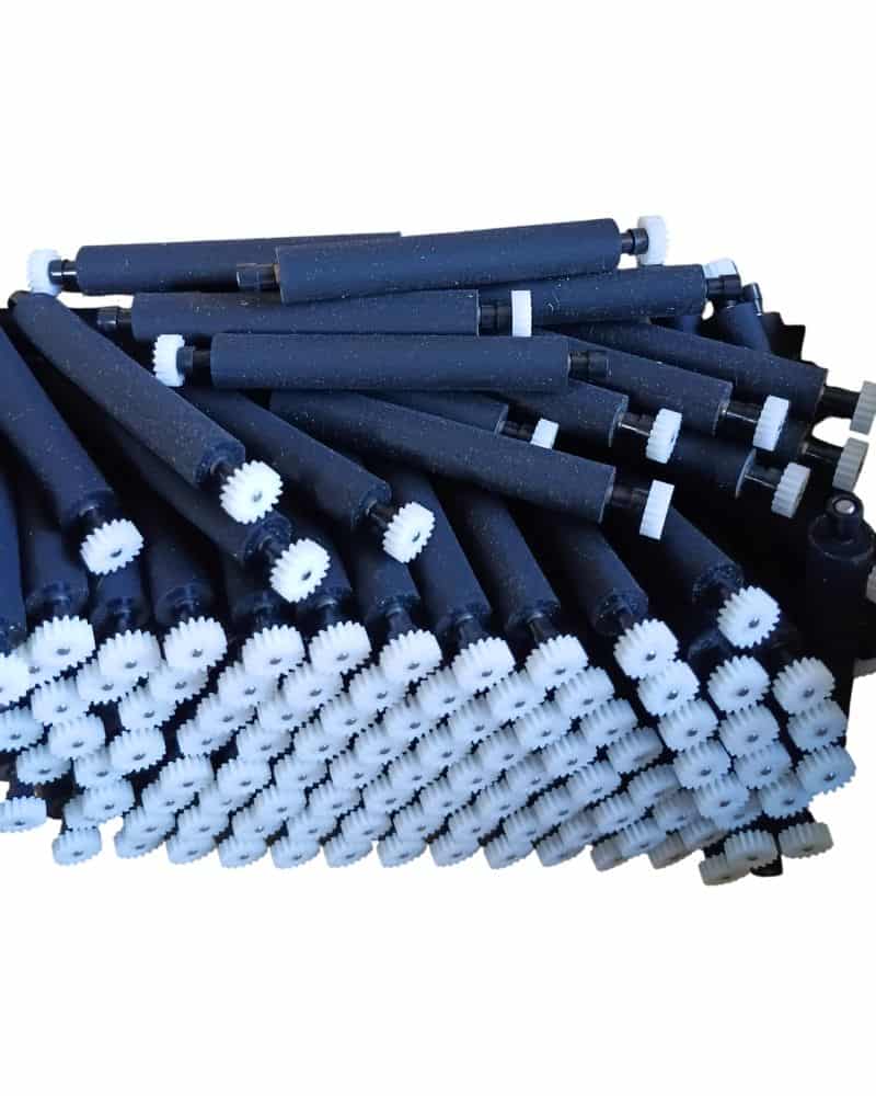 Midco 100-Pieces 2-Inch Printer’s Black Rubber Roller