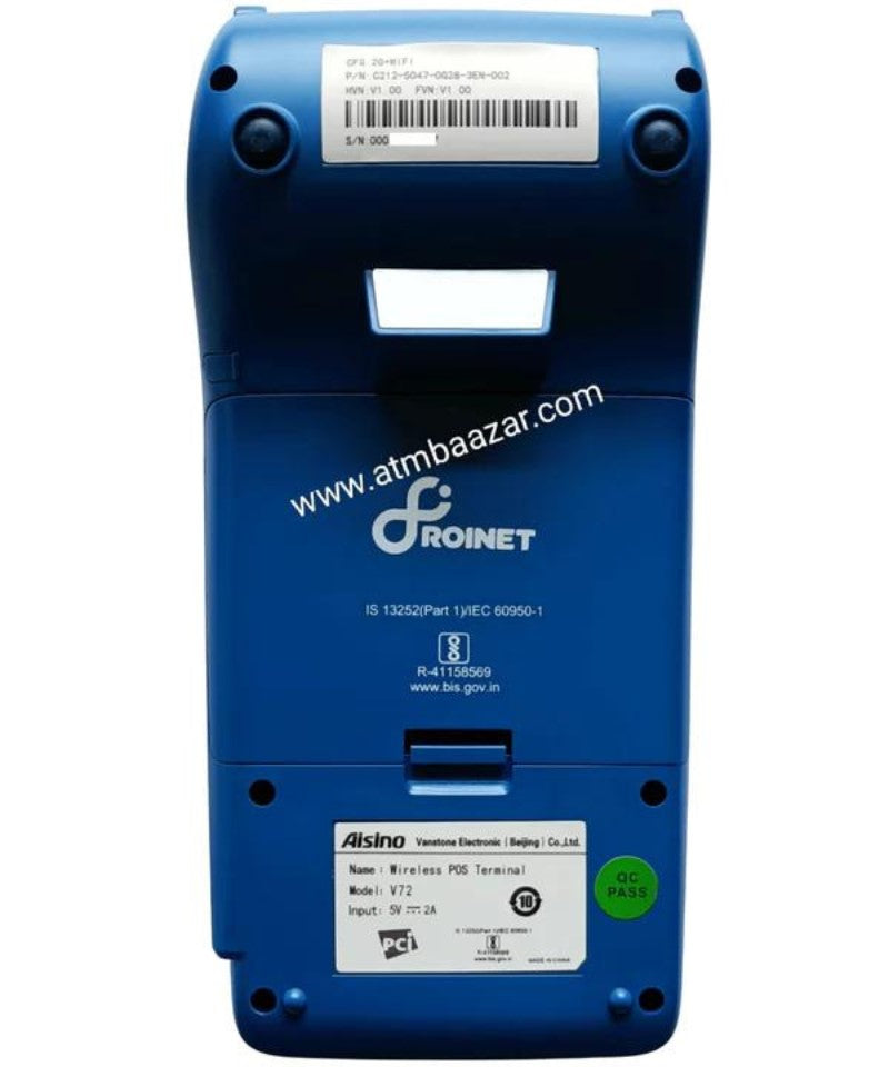 Xpresso Roinet V72  Micro ATM back side